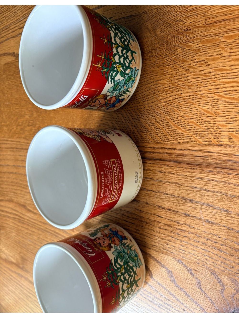 Vintage (1997) set of 3 Campbell’s Soup Mugs by Westwood - Picture 9 of 16